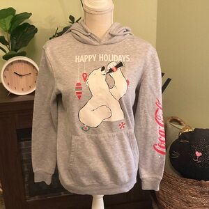 Coca-Cola Women’s Size XS Hoodie Sweatshirt, Excellent Condition!